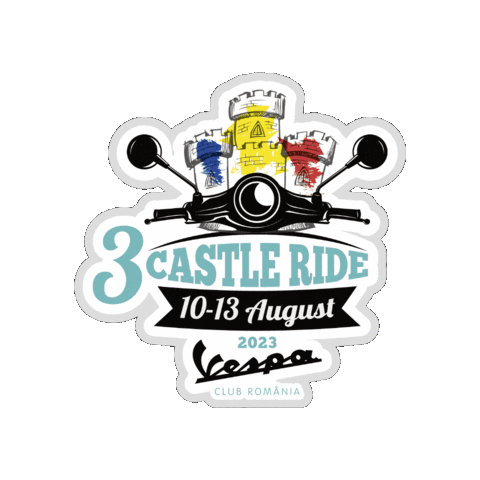 Club Vespa Romania Sticker