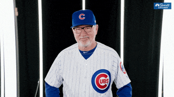 joe maddon baseball GIF by NBC Sports Chicago