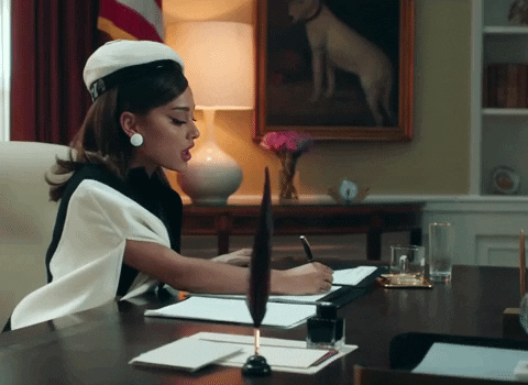 Oval Office President GIF by Ariana Grande