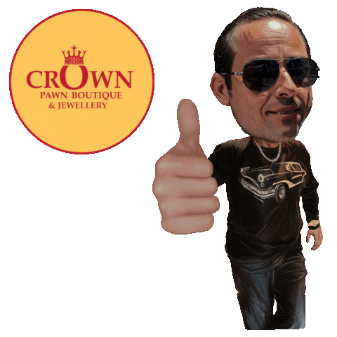 crownpawnboutique Sticker