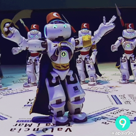 Robot A Punt GIF by Apala 9