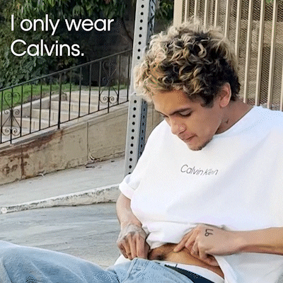 Recording Dominic Fike GIF by Calvin Klein - Find & Share on GIPHY