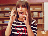 Screaming Lea Michele GIF - Find & Share on GIPHY