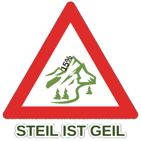 Hiking Bergauf Sticker by Unterwegs im Freien