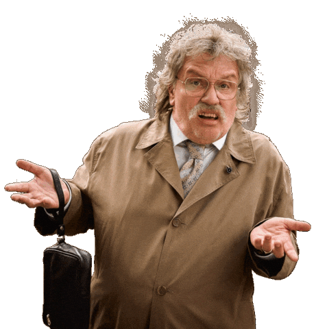 Hape Kerkeling Keine Ahnung Sticker by Horst Schlämmer sucht das Glück