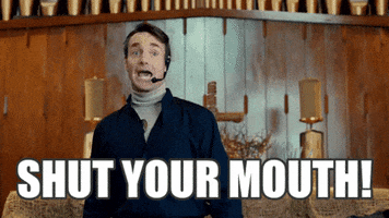 Will Forte Shut Up GIF by Don Verdean