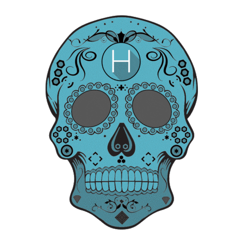 Skull Sticker by Habit Creative