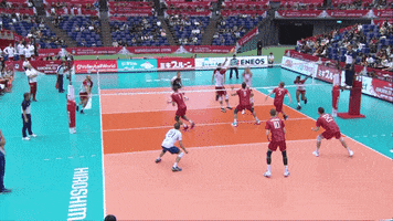 Group Hug Jump GIF by Volleyball World