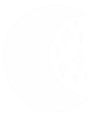 Moon And Stars Sticker