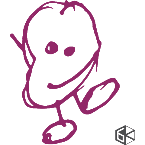 Kopvoeters Sticker by Corsogroep 6kamp