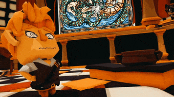 Nervous Stained Glass GIF by Xbox