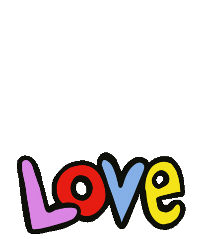 I Love You Hearts Sticker by Jelene