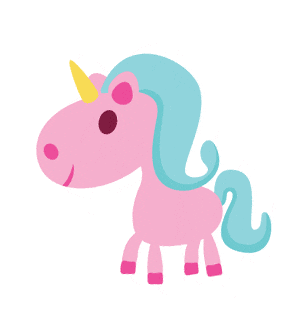 Horse Unicorn Sticker by My Little Kingdom