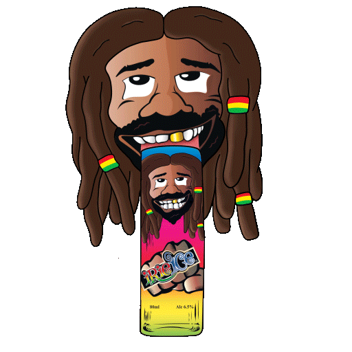 Winston Rasta Sticker by irieice