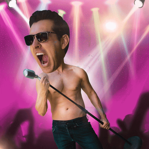 Rock Out Sing It GIF by Max Amini
