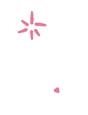 In Love Hearts Sticker