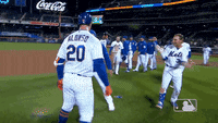 Trending GIF sports sport celebration baseball mlb mets new york mets  alonso nym walkoff ny mets pete alonso hr derby alonso m…