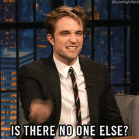 Robert Pattinson Lol GIF by Late Night with Seth Meyers