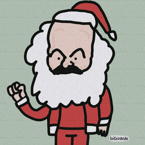 Santa Claus Christmas GIF by Luis Ricardo