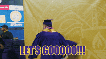 Lets Go Celebration GIF by San Francisco State University