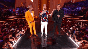 Boy Band Pop GIF by 2021 MTV Video Music Awards