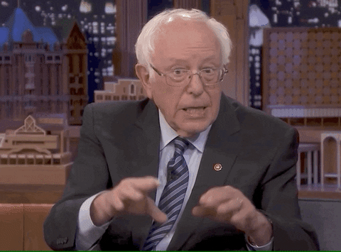 Jimmy Fallon Bernie 2020 GIF by Bernie Sanders - Find & Share on GIPHY