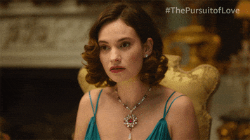 Lily James Oops GIF by Amazon Prime Video