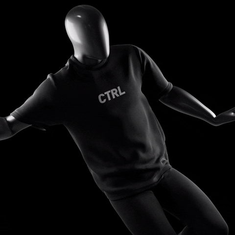 Shirt Floating GIF by CTRL