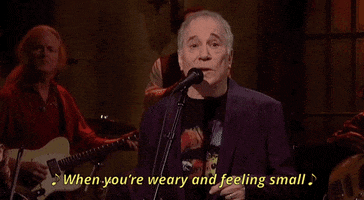 tired paul simon GIF by Saturday Night Live