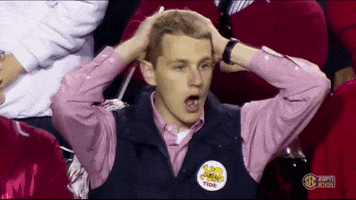 College Sports Reaction GIF by SEC Network