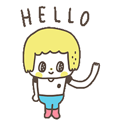 Hello Sticker by MORITA_CHEN