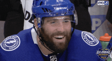 Ice Hockey Smile GIF by NHL