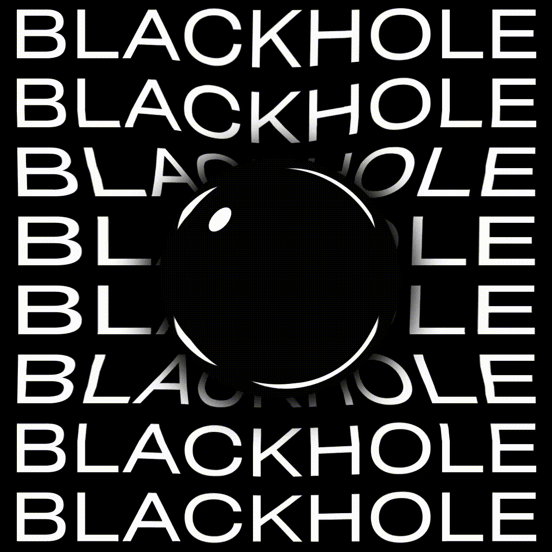 naufalrel typography blackhole kinetictypography motiontype GIF