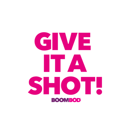 Try It Go On Sticker by BoomBod