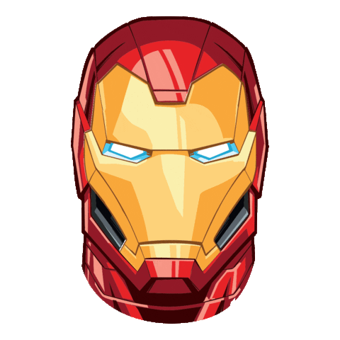 Iron Man Mask Sticker by Marvel