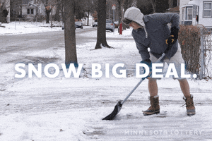 snow grilling GIF by Minnesota Lottery