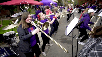 Marching Band GIF by Linfield College