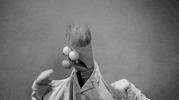 Confused Black And White GIF by Muppet Wiki