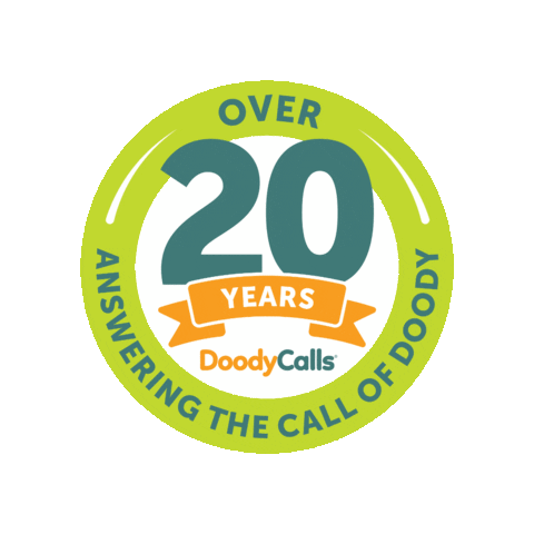 DoodyCalls Pet Waste Management Sticker