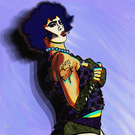 Tim Curry Smoking GIF by Empress Trash