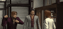 Jumping Kazuma Kiryu GIF