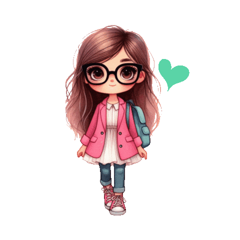 Girl Sticker