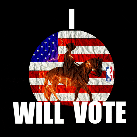 Election Day Nba Vote GIF by NBA