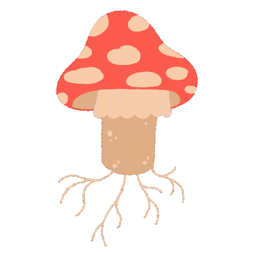 Mushroom Mycelium Sticker
