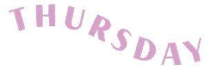 Thursday Sticker