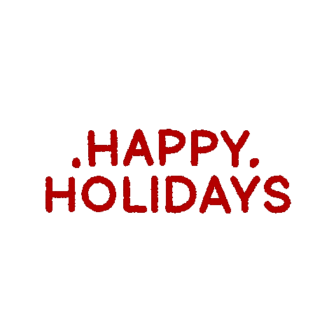 Merry Christmas Hearts Sticker