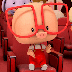 Clapping Piggy GIF by UpStudiosWorld