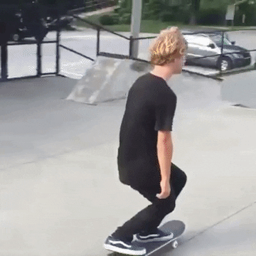High Five Skateboarding GIF