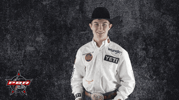 2019 iron cowboy hello GIF by Professional Bull Riders (PBR)