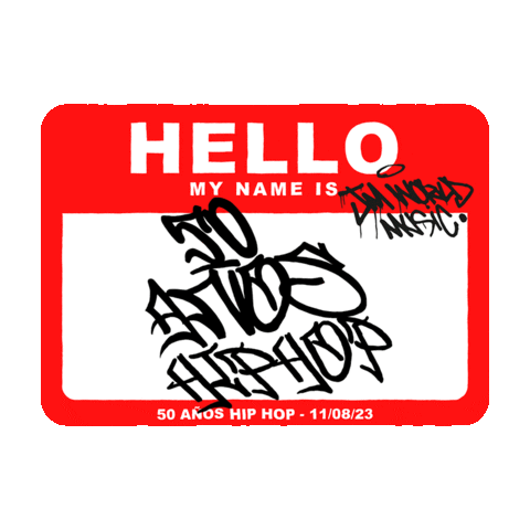 My Name Is Hello Sticker by Jm World Music
